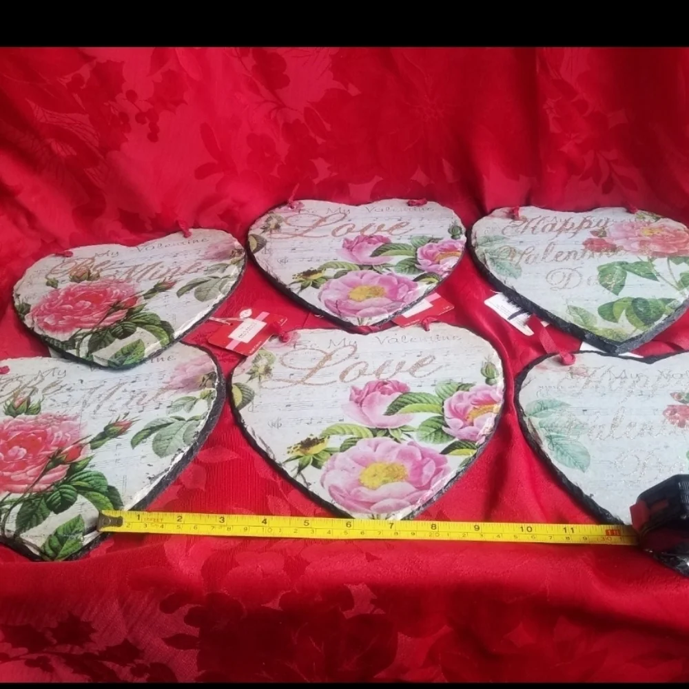 Valentine Slate Heart Wall Decor